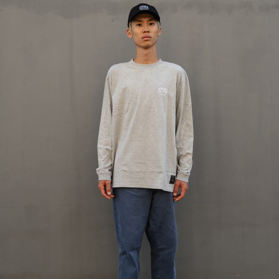OZORA430 L/S TEE ASH　　Sサイズ