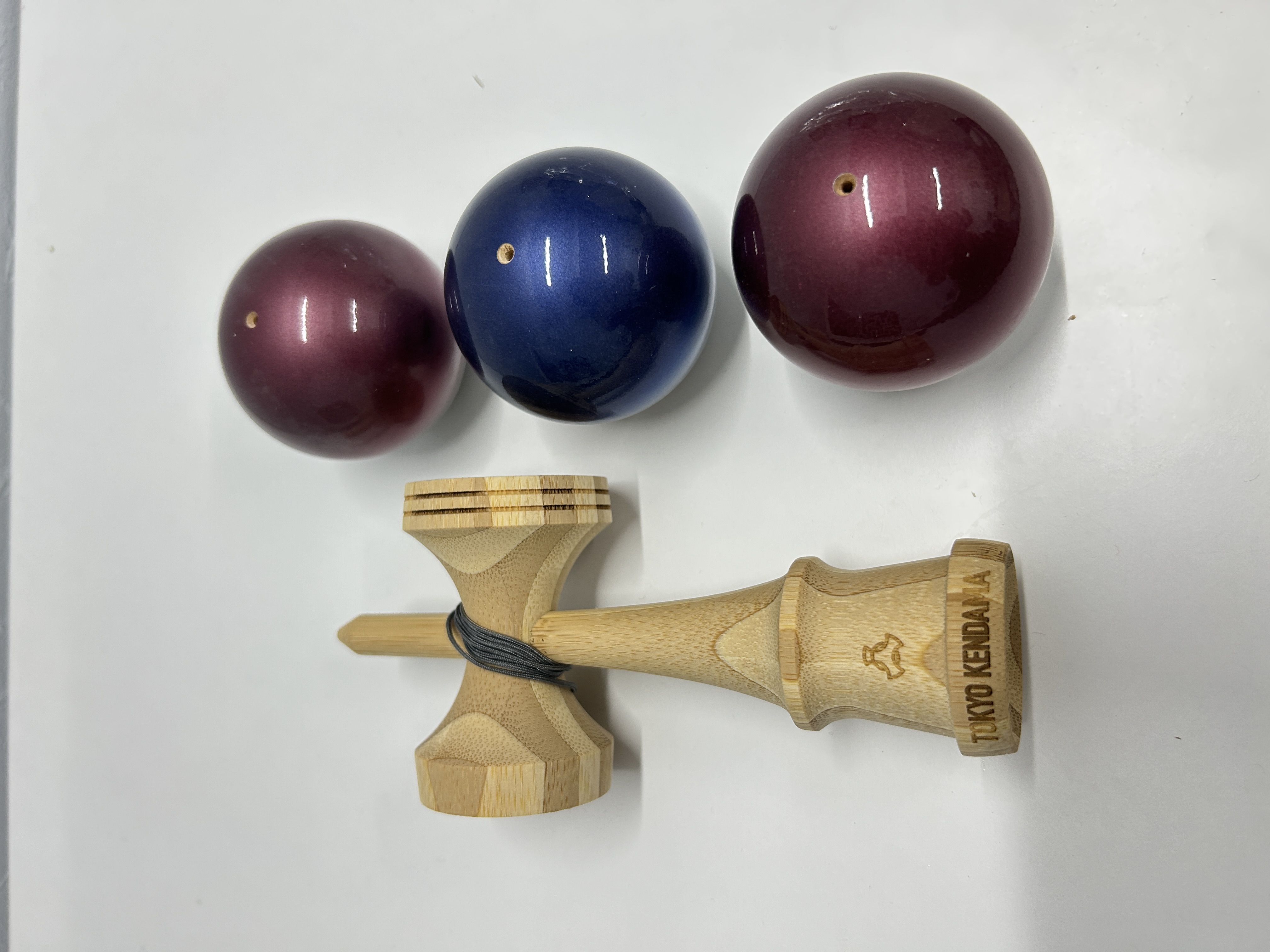 玉　３連　けん玉