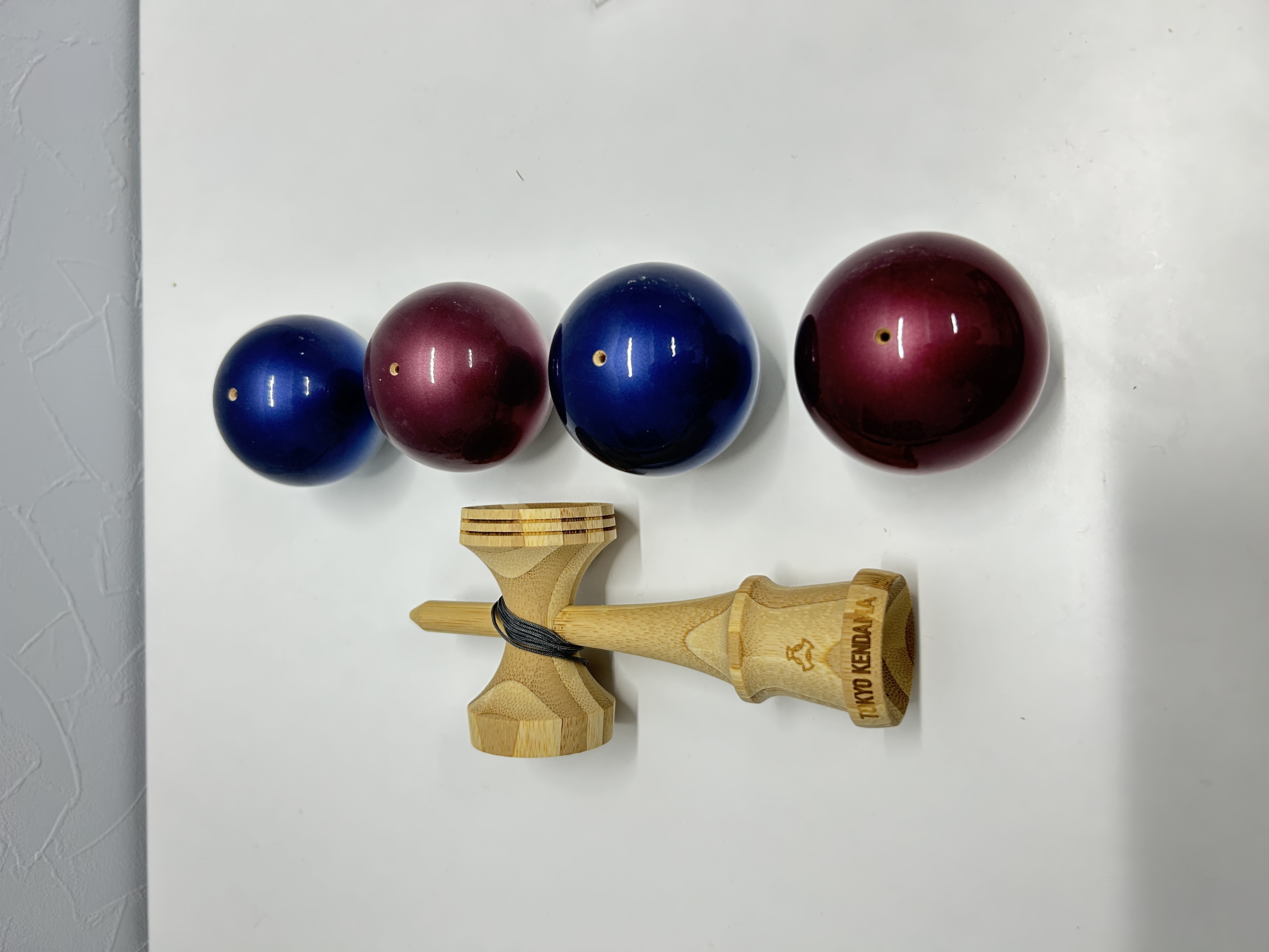玉　4連　けん玉